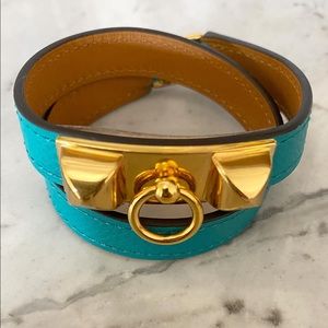SOLD! Hermès Double Tour Rivale bracelet